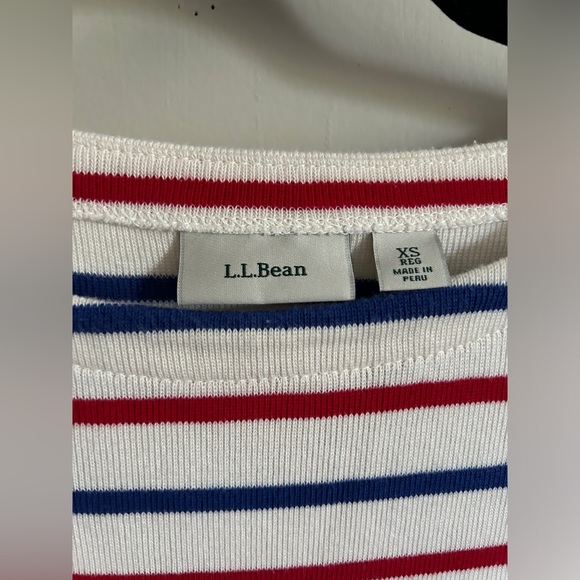 L.L. Bean Nautical Striped Knit Sweater Size XS - Picture 4 of 10